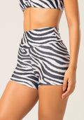 Short Fitness Feminino Estampado Zebra Animal Printed Dlk