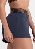 Short Fitness Feminino Soltinho Com Elástico No Cós Activity Dlk Grafite