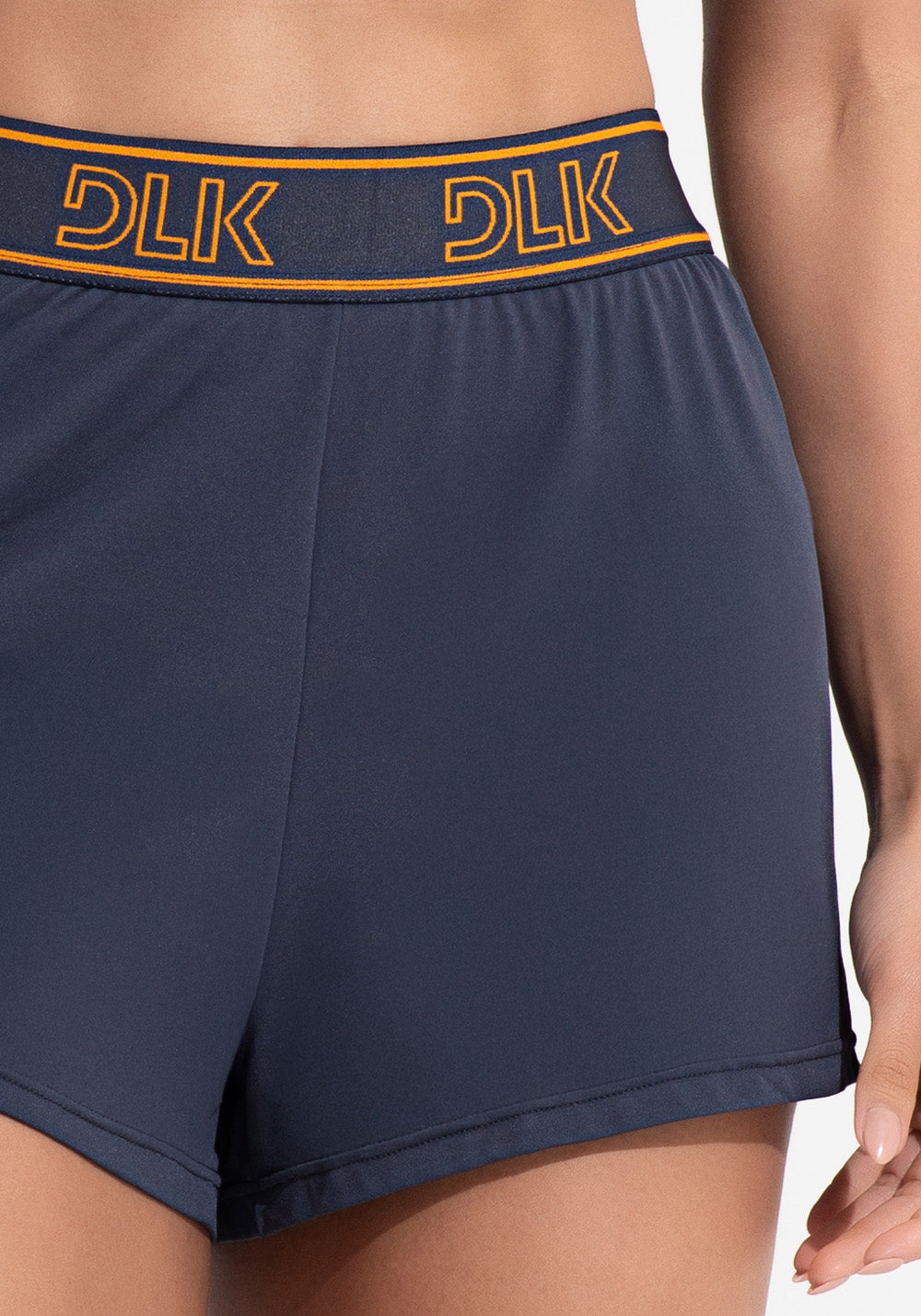 Short Fitness Feminino Soltinho Com Elástico No Cós Activity Dlk Grafite