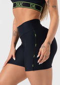 Bermuda Fitness Feminina Com Elástico Estreito Lateral Activity Dlk Preto
