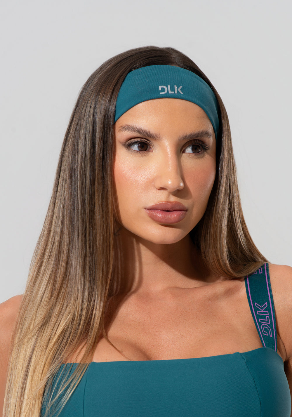 Faixa De Cabelo Esportiva Feminina Activity Dlk Verde