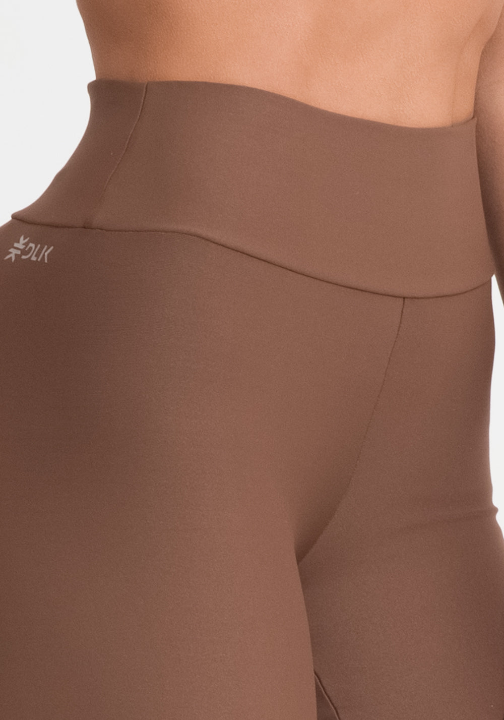 Short Fitness Feminino Marrom Aura Dlk