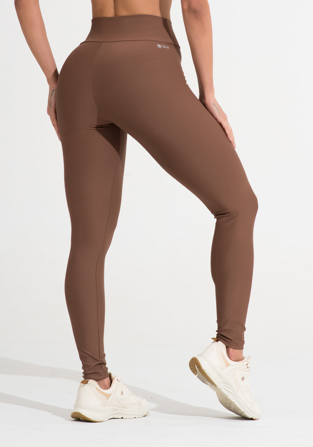 Legging Fitness Feminina Marrom Aura Dlk