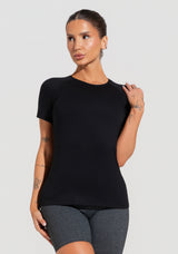 Blusa Feminina Com Manga Raglan Soul Dlk Preto
