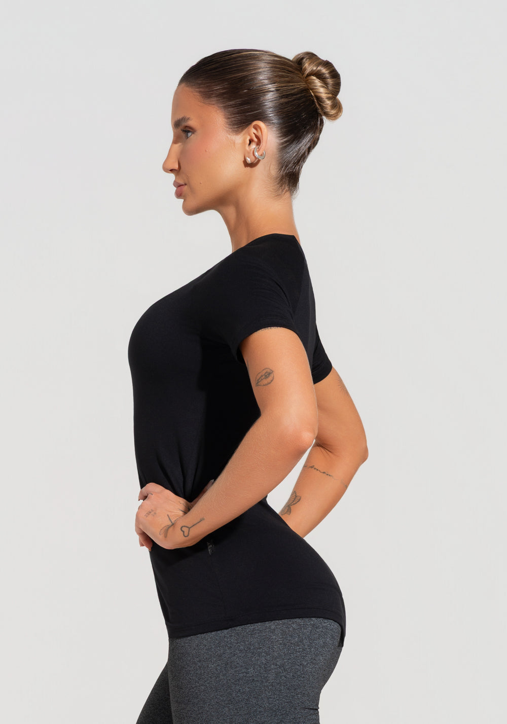 Blusa Feminina Com Manga Raglan Soul Dlk Preto