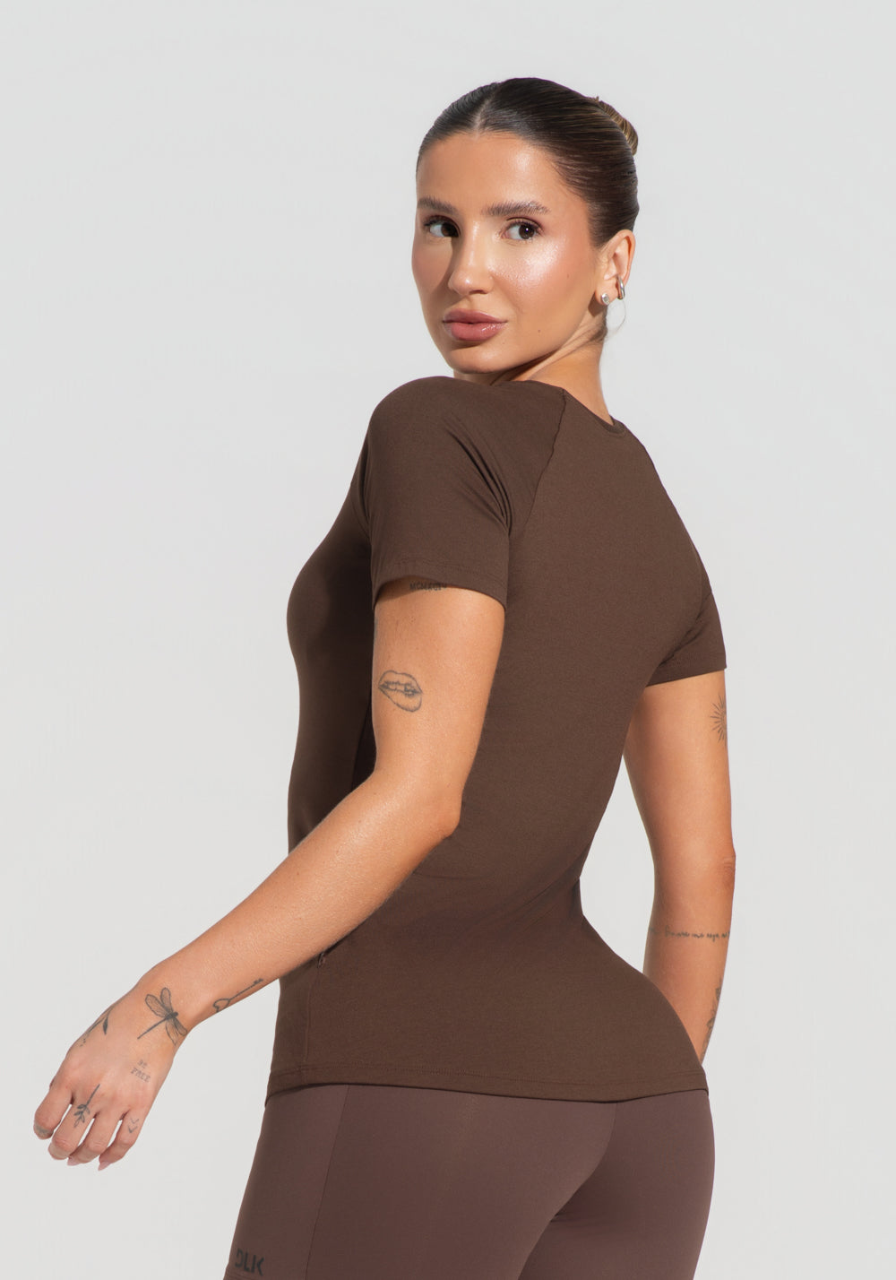 Blusa Feminina Com Manga Raglan Soul Dlk Marrom