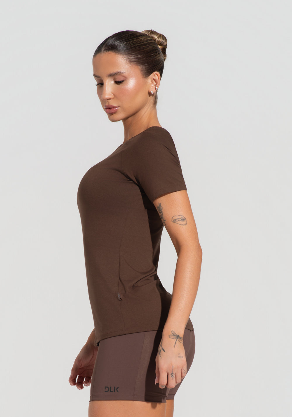 Blusa Feminina Com Manga Raglan Soul Dlk Marrom