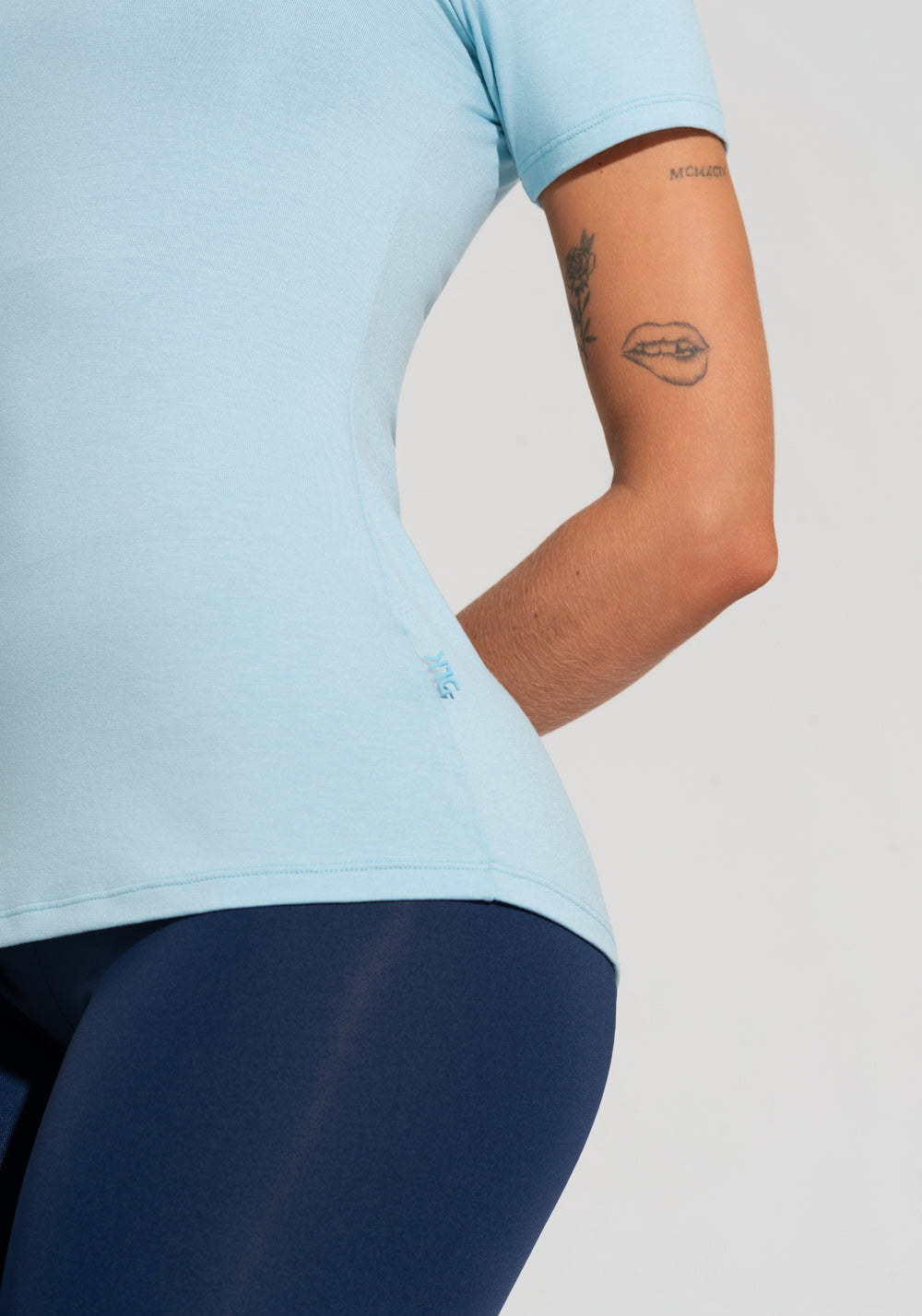 Blusa Feminina Com Manga Raglan Soul Dlk Azul