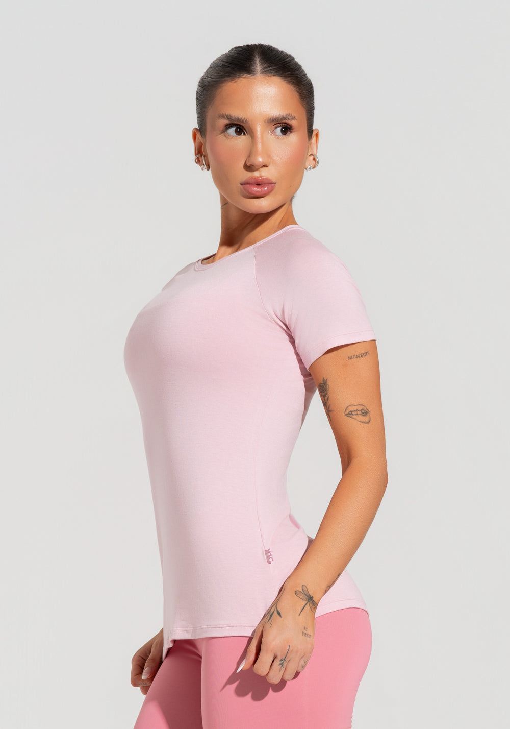 Blusa Feminina Com Manga Raglan Soul Dlk Rosa