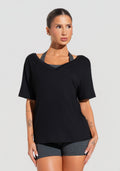 Blusa Feminina Com Decote V Soul Dlk Preto