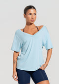 Blusa Feminina Com Decote V Soul Dlk Azul