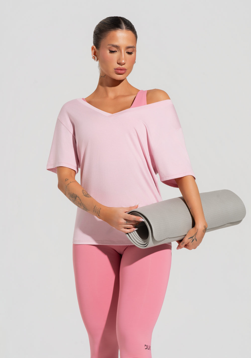 Blusa Feminina Com Decote V Soul Dlk Rosa