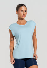 Blusa Feminina Com Manga Curta Soul Dlk Azul