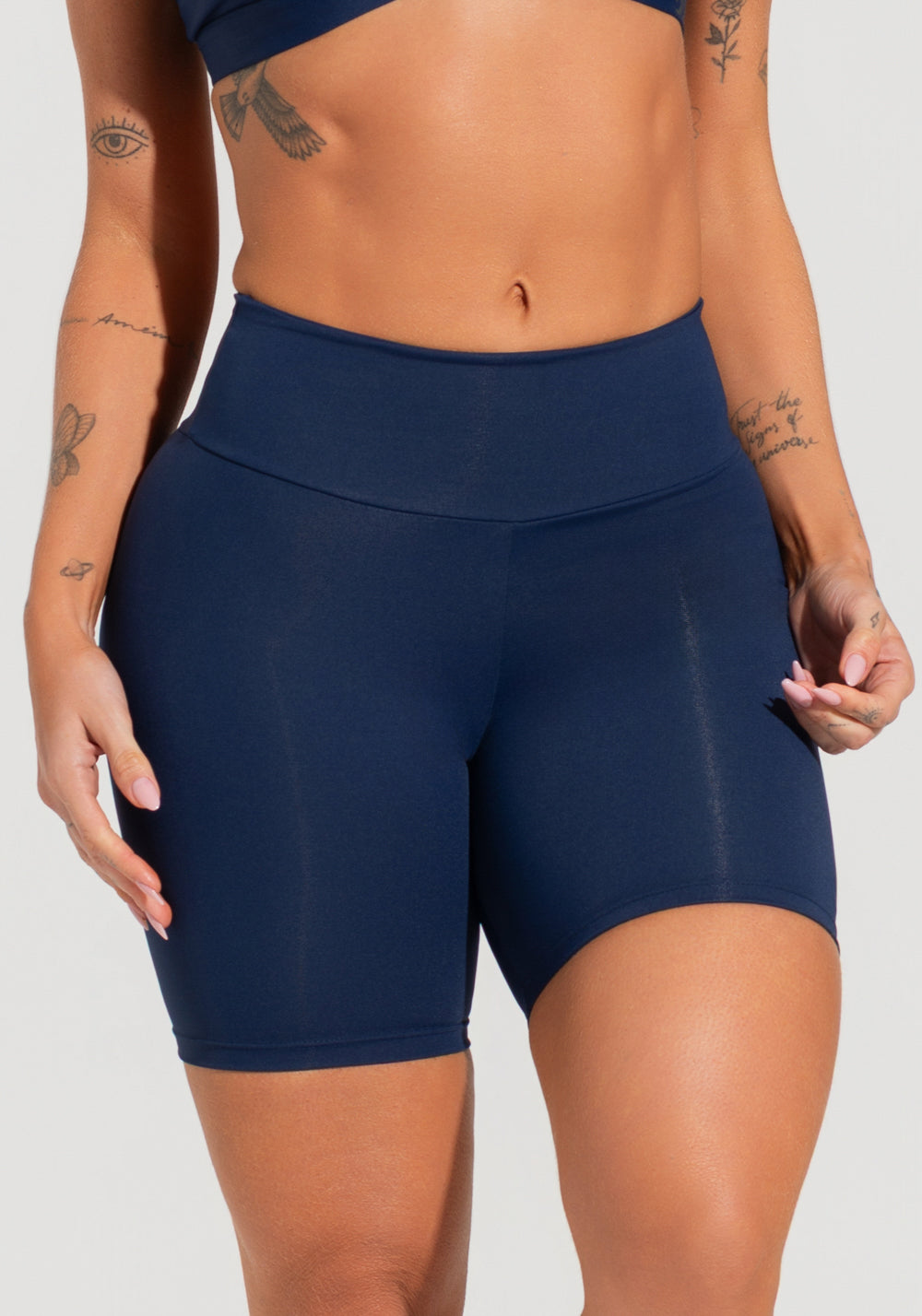 Bermuda Fitness Feminina Soul Dlk Azul Marinho