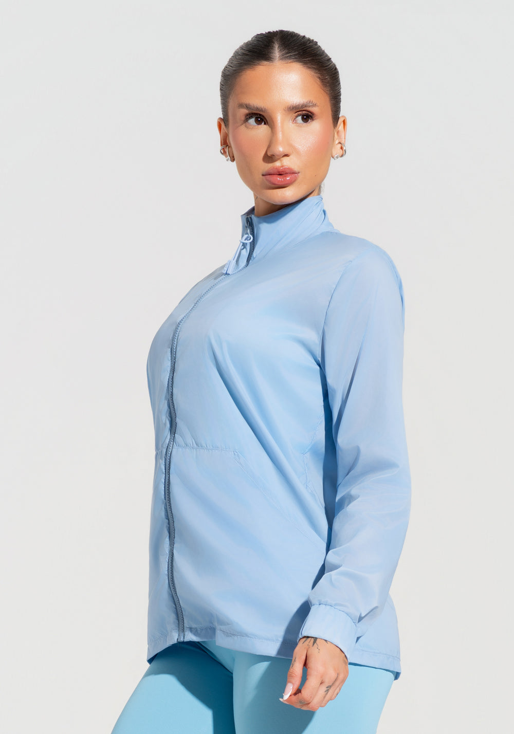 Casaco Corta Vento Fitness Feminino Soul Dlk Azul