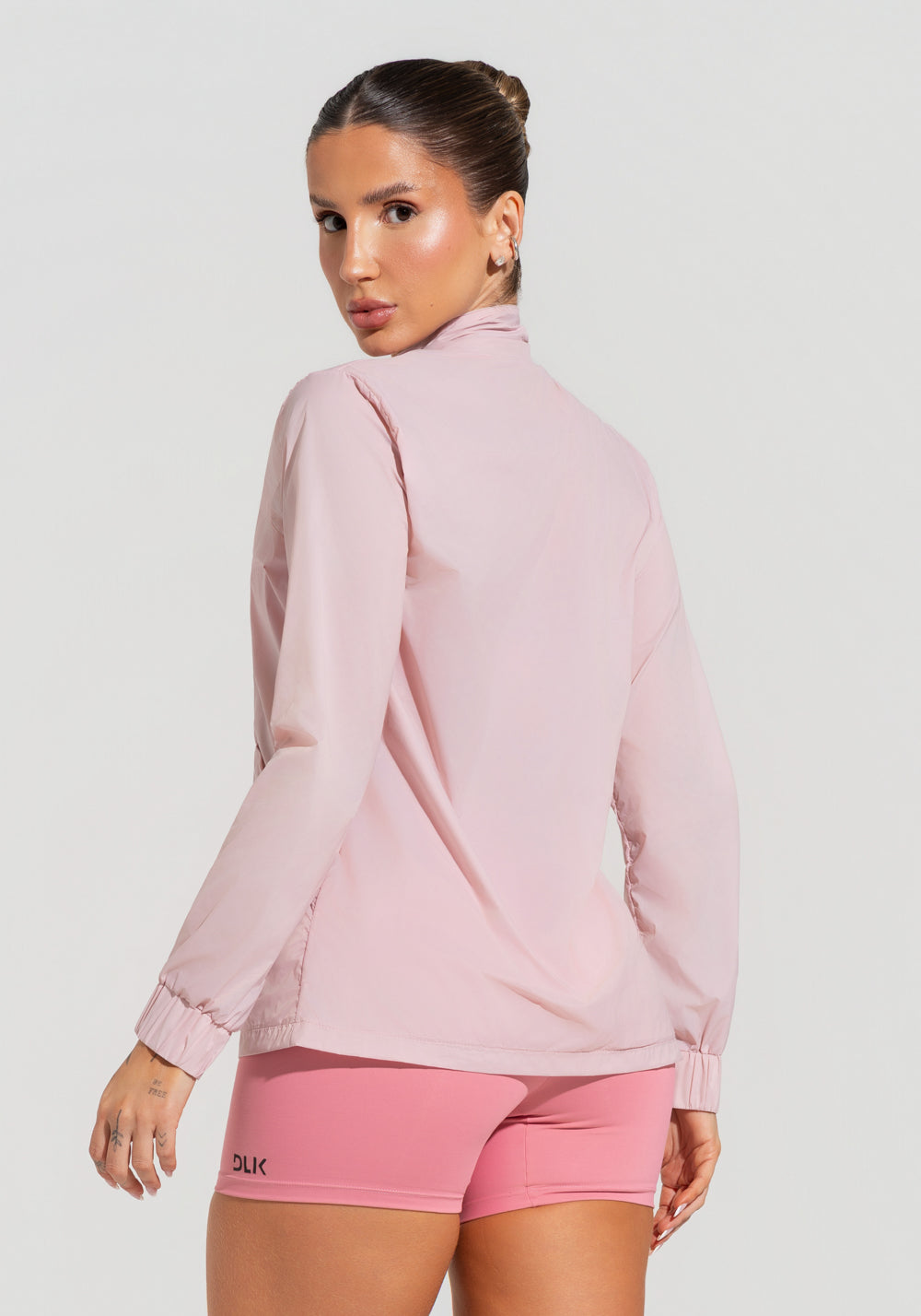 Casaco Corta Vento Fitness Feminino Soul Dlk Rosa