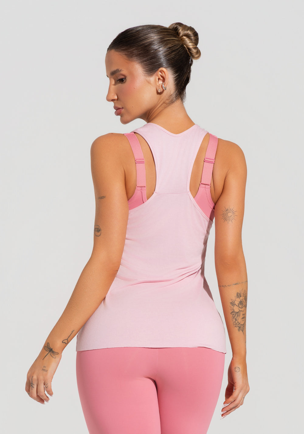 Camiseta Fitness Feminina Modelo Nadador Soul Dlk Rosa