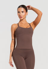 Camiseta Fitness Feminina Soul Dlk Marrom