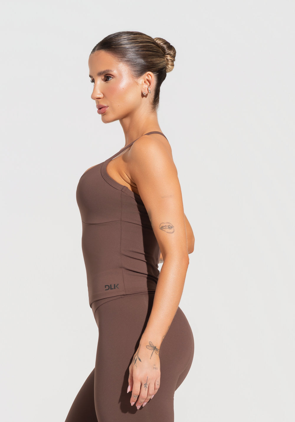 Camiseta Fitness Feminina Soul Dlk Marrom
