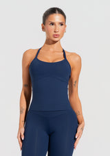 Camiseta Fitness Feminina Soul Dlk Azul Marinho