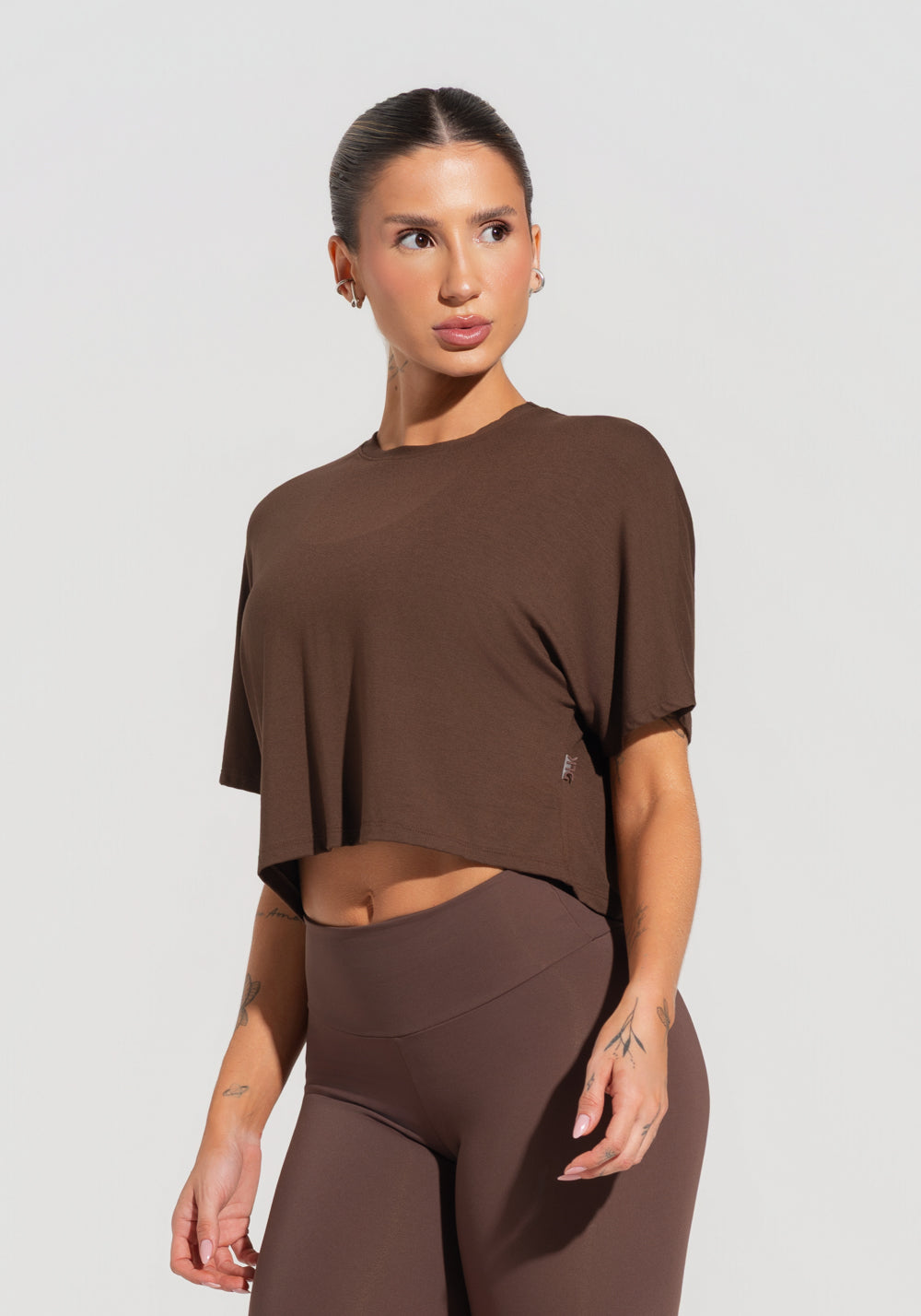 Cropped Feminino Soul Dlk Marrom