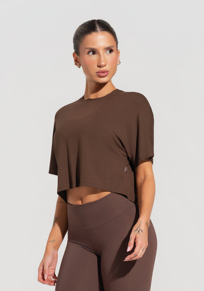 Cropped Feminino Soul Dlk Marrom