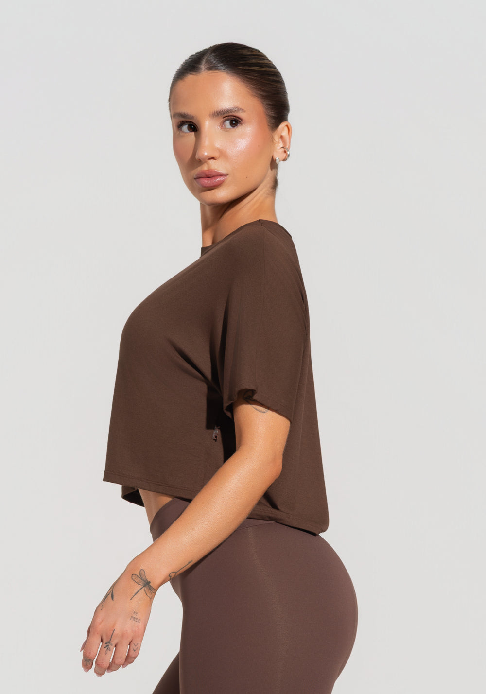 Cropped Feminino Soul Dlk Marrom