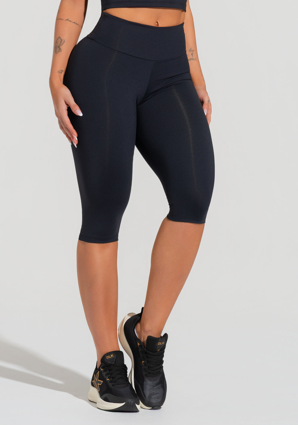 Calça Capri Fitness Feminina Soul Dlk Preto