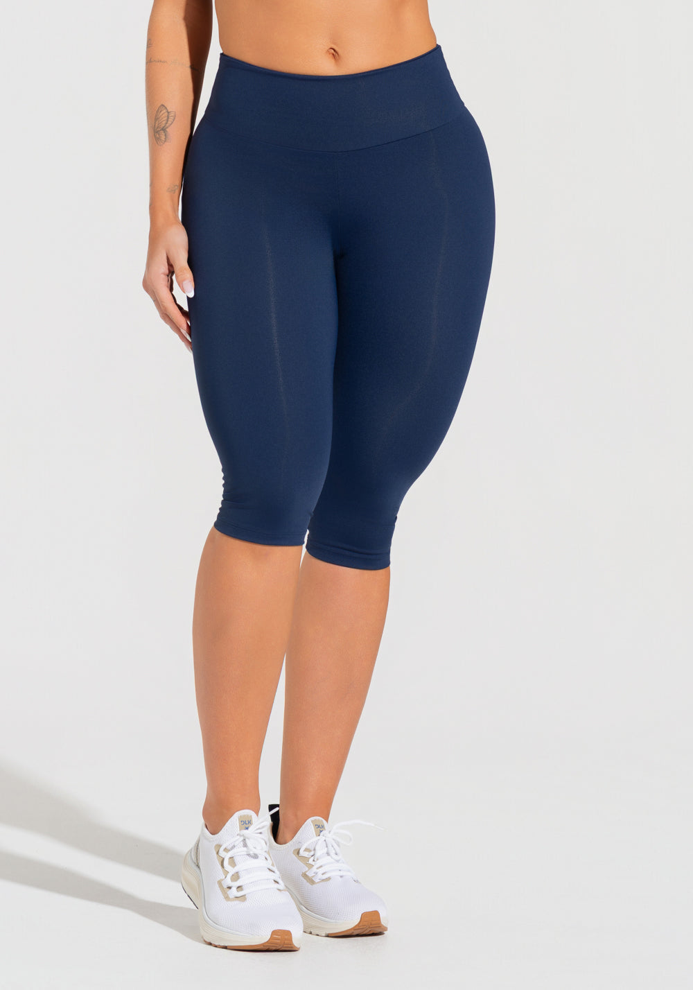 Calça Capri Fitness Feminina Soul Dlk Azul Marinho