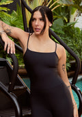 Macacão Fitness Feminino Com Alças Reguláveis Soul Dlk Preto