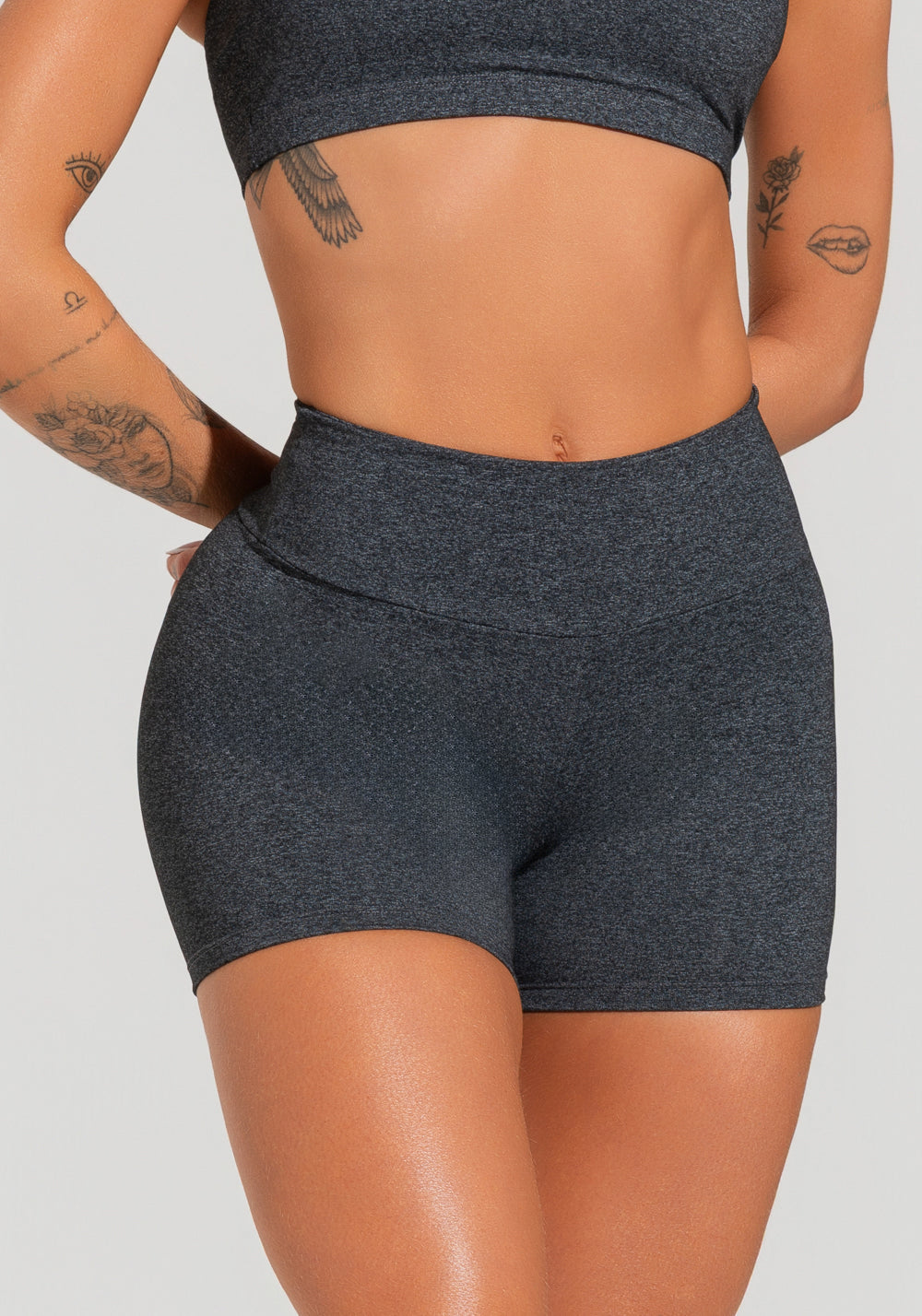 Short Fitness Feminino Soul Dlk Mescla