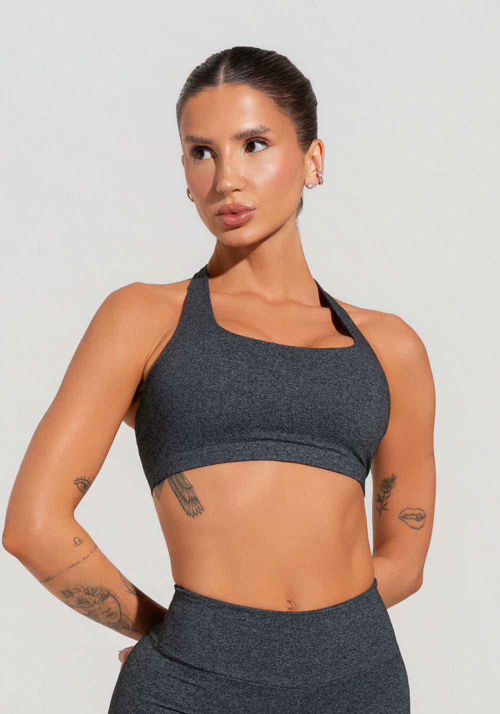 Top Fitness Feminino Modelo Nadador Soul Dlk Mescla