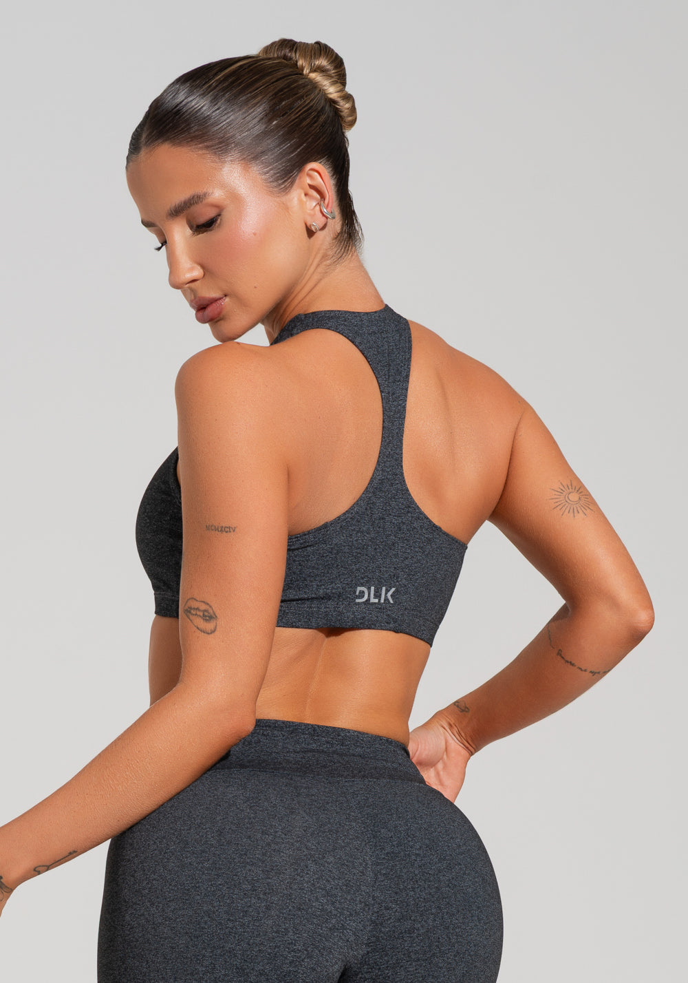 Top Fitness Feminino Modelo Nadador Soul Dlk Mescla