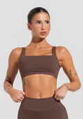 Top Fitness Feminino Com Alças Largas Reguláveis Soul Dlk Marrom
