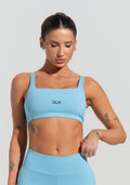 Top Fitness Feminino Com Alças Largas Reguláveis Soul Dlk Azul