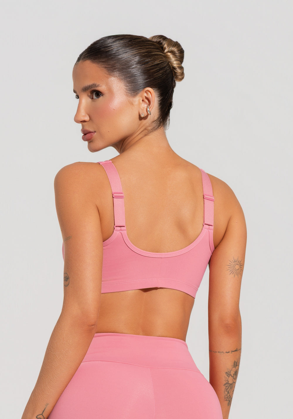 Top Fitness Feminino Com Alças Largas Reguláveis Soul Dlk Rosa