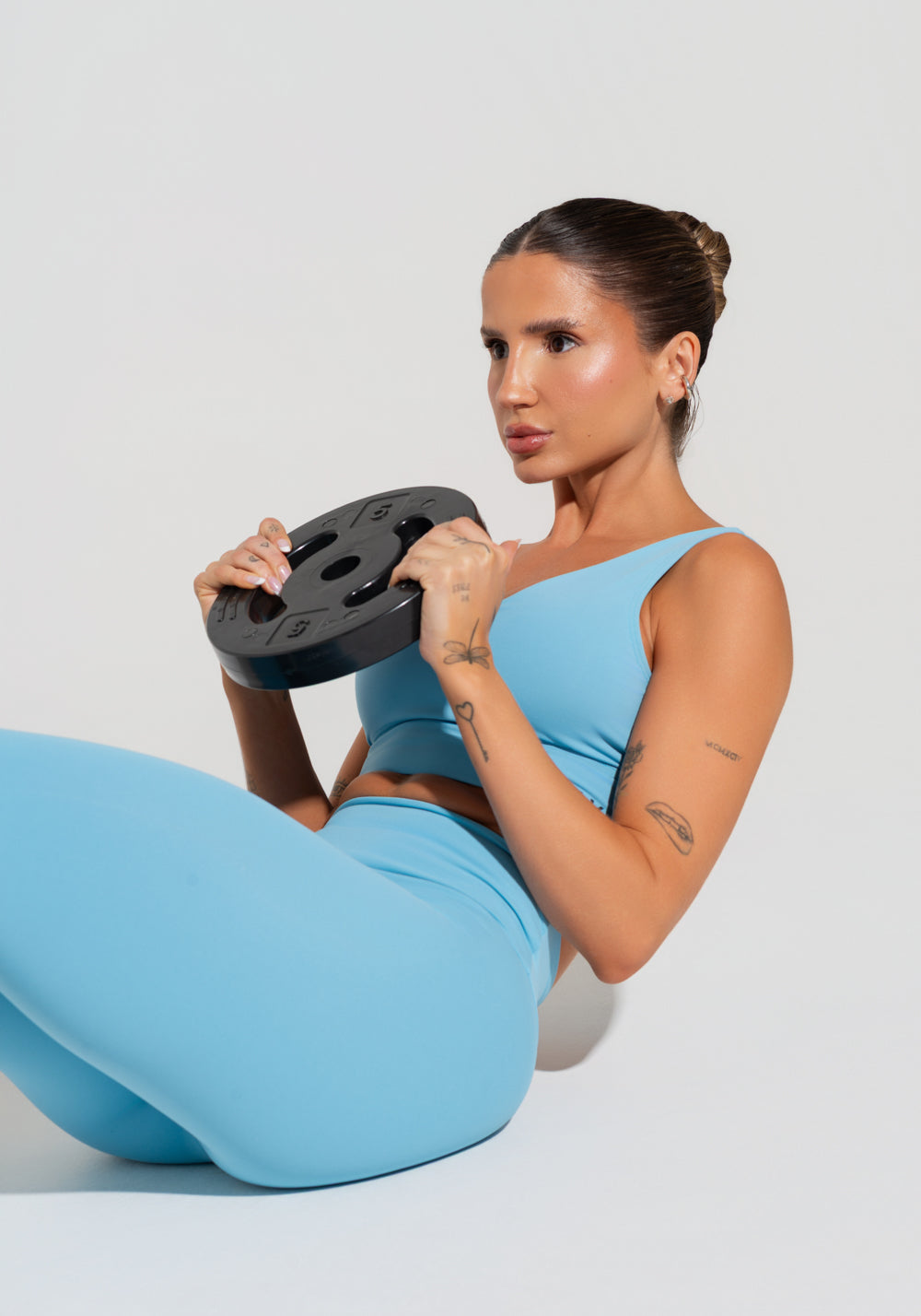 Top Fitness Feminino Com Decote V Soul Dlk Azul