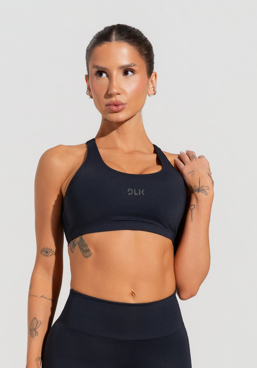 Top Fitness Feminino Com Alças Reguláveis Soul Dlk Preto