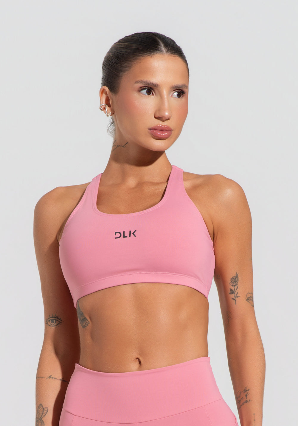 Top Fitness Feminino Com Alças Reguláveis Soul Dlk Rosa