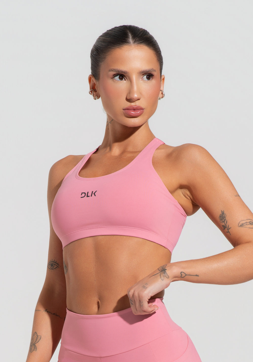 Top Fitness Feminino Com Alças Reguláveis Soul Dlk Rosa