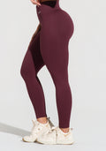 Legging Fitness Feminina Vinho Canelada Modela Bumbum Seamless+ Dlk