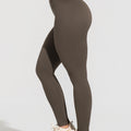 Legging Fitness Feminina Verde Oliva Canelada Com Cós Alto Seamless+ Dlk
