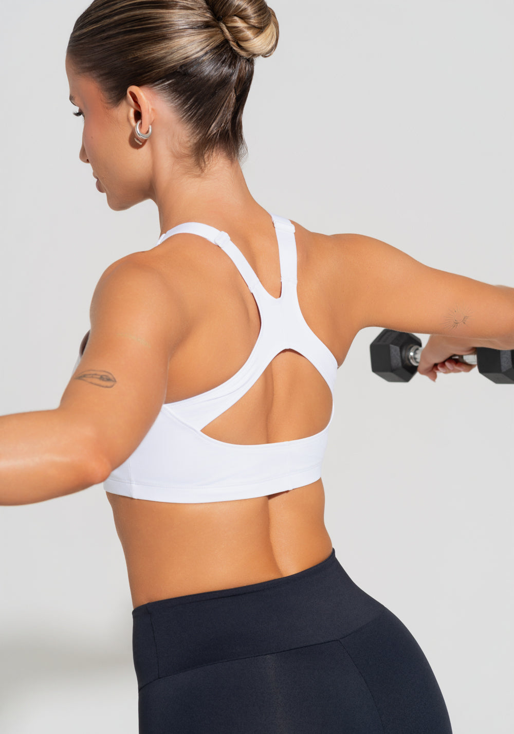 Top Fitness Feminino Com Alças Reguláveis Soul Dlk Branco