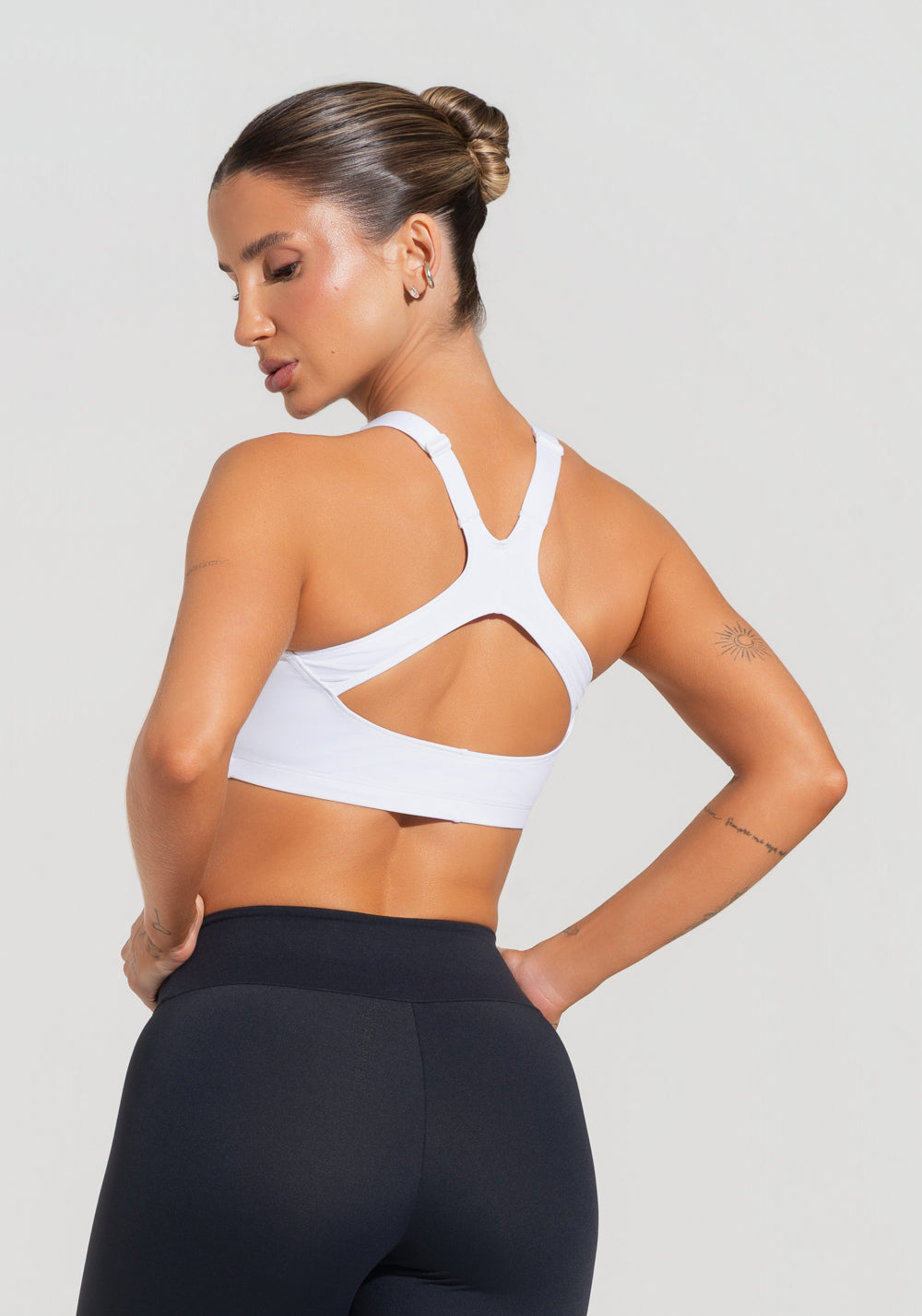 Top Fitness Feminino Com Alças Reguláveis Soul Dlk Branco