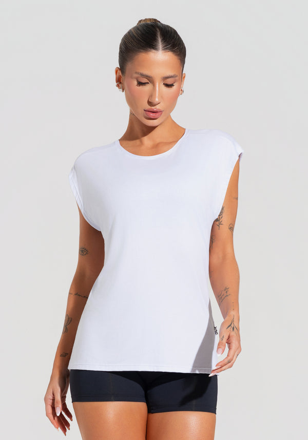 Blusa Feminina Com Manga Curta Soul Dlk Branco