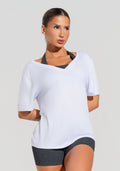 Blusa Feminina Com Decote V Soul Dlk Branco