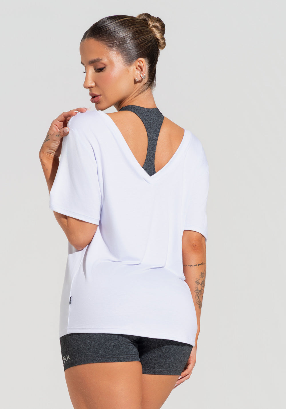 Blusa Feminina Com Decote V Soul Dlk Branco