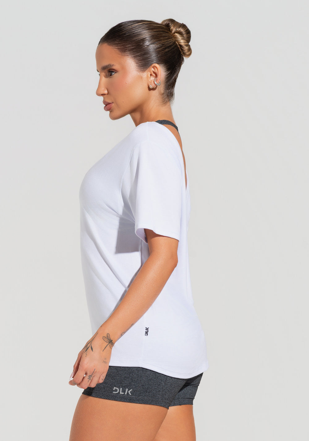 Blusa Feminina Com Decote V Soul Dlk Branco