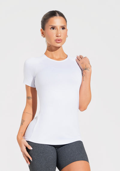 Blusa Feminina Com Manga Raglan Soul Dlk Branco