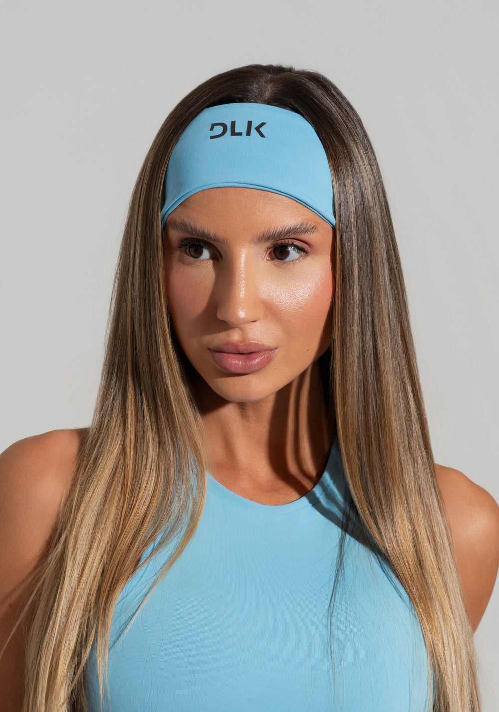 Faixa De Cabelo Esportiva Feminina Soul Dlk Azul